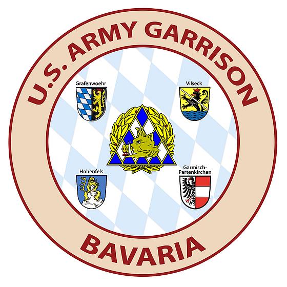 Dieses Bild zeigt das Wappen der US Army Garrision Bavaria